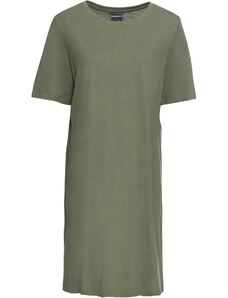 bonprix Úpletové šaty Zelená