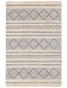 Mujkoberec Original Kusový koberec Mujkoberec Original Olivia 103782 Creme, Grey - 77x150 cm
