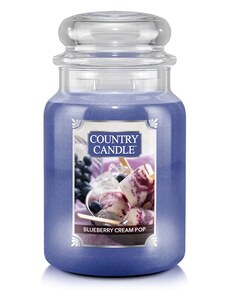 Country Candle Vonná Svíčka Blueberry Cream Pop, 652 g