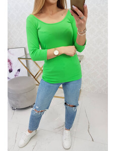 Kesi Basic tričko s 3/4 rukávem zelené Barva: Zelená, Velikost: One size