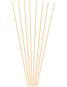 Nasoterapia – tyčinky z textilního vlákna do difuzéru 500 ml, žluté 38 cm