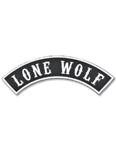 Route-66.cz Moto nášivka Lone Wolf Rocker - XXL na záda