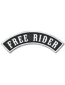 Route-66.cz Moto nášivka Free Rider Rocker XXL na záda