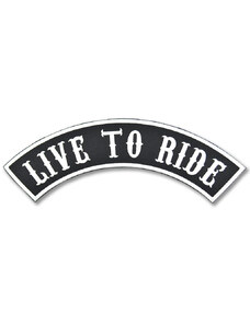 Route-66.cz Moto nášivka Live to Ride Rocker - XXL na záda