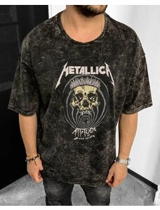 Fashionformen Seprané pánské tričko Black Island Metallica béžové