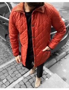 Fashionformen Elegantní pánská přechodná bunda červená DJP90