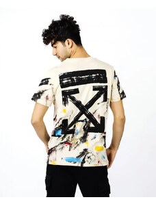 Fashionformen Béžové pánské tričko OX Arrows
