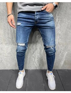 Fashionformen Roztrhané pánské modré džíny 2Y Premium Again