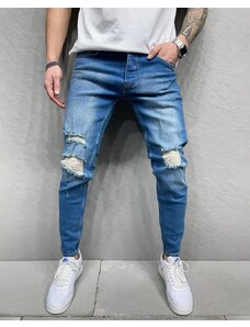 Fashionformen Modré pánské džíny 2Y Premium Humor
