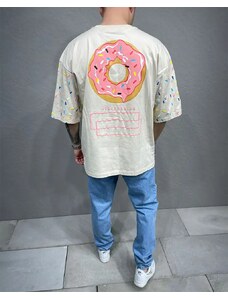 Fashionformen Béžové pánské triko 2Y Premium Donut