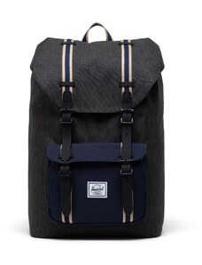 Herschel Little America Mid-Volume - Black Crosshatch/Peacoat