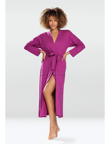 DKaren Housecoat Melissa Fuchsia