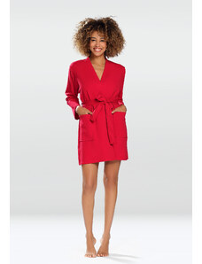 DKaren Housecoat Pola Red