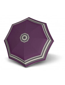 Doppler Fiber Mini Graphics - dámský skládací deštník, fialová, proužek