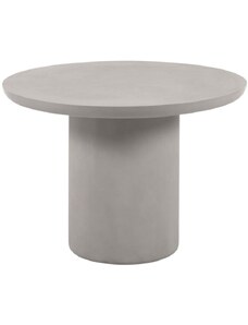 Šedý betonový zahradní stůl Kave Home Taimi 110 cm