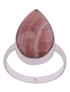 Stříbrný prsten s kapkovým přírodním rodochrozitem - Meucci SDR191