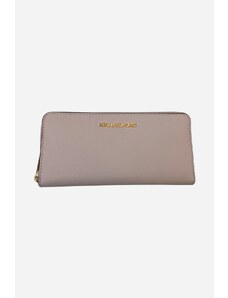 Michael Kors Jet Set Travel LG CONTINENTAL dámská kožená peněženka světle růžová