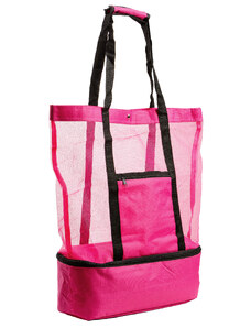 VFstyle Plážová taška s termo přihrádkou Alex růžová