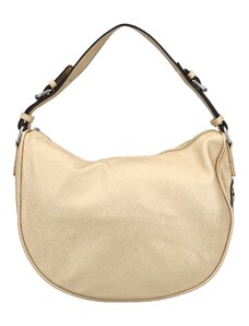 BAGS Příjemná dámská koženková kabelka na rameno Sula, zlatá