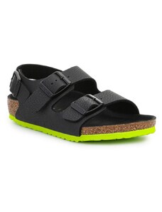 Birkenstock Milano Kinder sandály 1022129 Desert Soil Black Lime