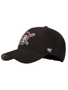 47 Brand 47 Značka MLB Pittsburgh Pirates Kšiltovka M B-MVP20WBV-BKO