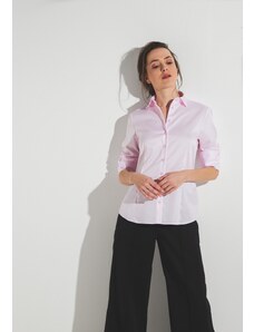 Eterna Dámská košile Modern Classic "Twill" neprůhledná růžová 5008D708_50