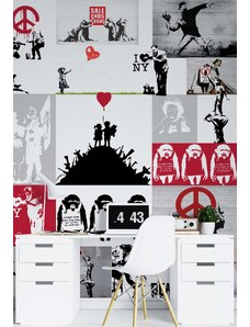 Gario Fototapeta Umělecká díla Banksy Materiál: Vliesová, Rozměry: 100 x 140 cm
