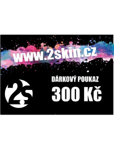 2SKIN Dárkový poukaz v hodnotě 300 Kč