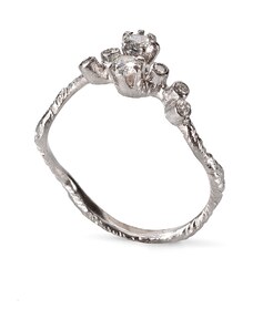 Nastassia Aleinikava Kahotski Zlatý zásnubní prsten Twig Diamond od Nastassie Aleinikavy