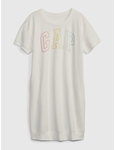 GAP Dětské tričkové šaty s logem - Holky