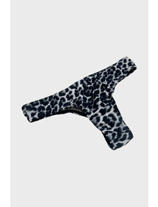 VFstyle Spodní díl plavek tanga Lylah leopard šedé