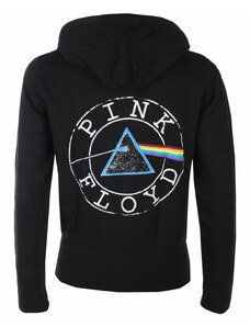 Mikina s kapucí dámské Pink Floyd - Circle Logo - ROCK OFF - PFZHD02LB