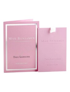 MAX BENJAMIN luxusní vonná karta True Lavender, 1ks