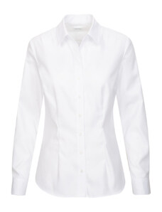 Dámská bílá easy iron košile Slim fit s dlouhým rukávem Seidensticker