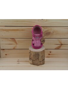 Pegres "Bosé" textilní sandálky růžové