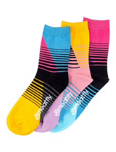 Meatfly ponožky Color Scale socks - S19 Triple pack | Mnohobarevná