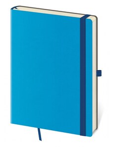 Helma 365, s.r.o. Notes - Zápisník Flexies Blue - linkovaný M modrá 2024 BF434-2-24