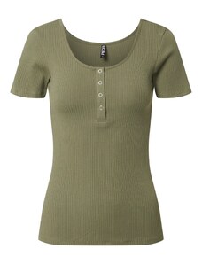 PIECES Tričko 'PCKitte' olivová