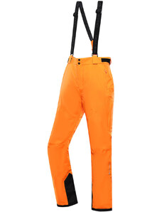 Alpine Pro Sango 9 Pánské lyžařské kalhoty MPAU532 neon pomeranč XL