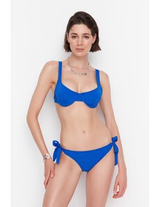 Trendyol Sax-textured Underwire Bikini Top