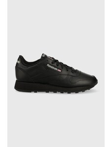 Kožené sneakers boty Reebok Classic GY0955 černá barva, GY0955.100008494-CBL/CBL/PR