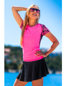 Jadberg Women Dámské sportovní tričko Pink Neon