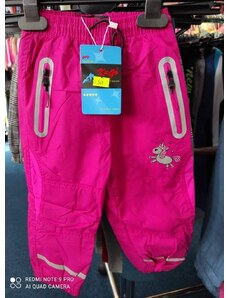 Dívčí zateplené kalhoty Kugo (K6971a), Růžová