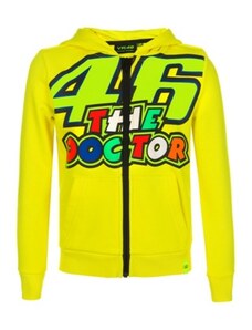 Valentino Rossi dětská mikina s kapucí yellow Classic The Doctor 2019 - 6/7 VR46