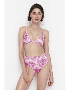 Trendyol Bikini Bottom - Pink - Tie-dye print