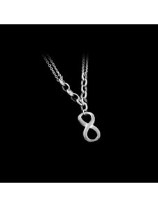 Dámský dvojitý náhrdelník s osmičkou - Chirurgická ocel