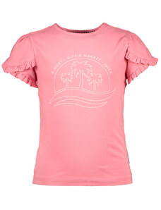 B-nosy Dívčí tričko růžové s volánky Ibiza