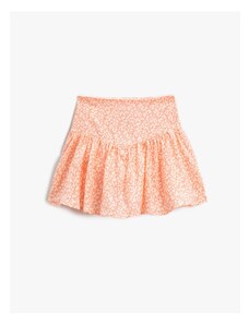 Koton Flounce Floral Mini Skirt