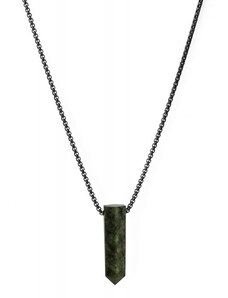 Serpetinit náhrdelník pro muže - L-69cm Trimakasi
