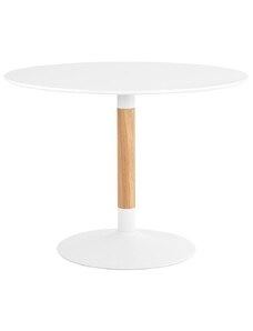 Bílý lakovaný jídelní stůl Somcasa Mira 120 cm